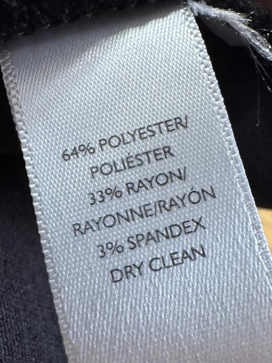 Ann Taylor Loft dress Women 8 Little Black LBD Sleeveless Cut Out Lace cocktail - Picture 6 of 6